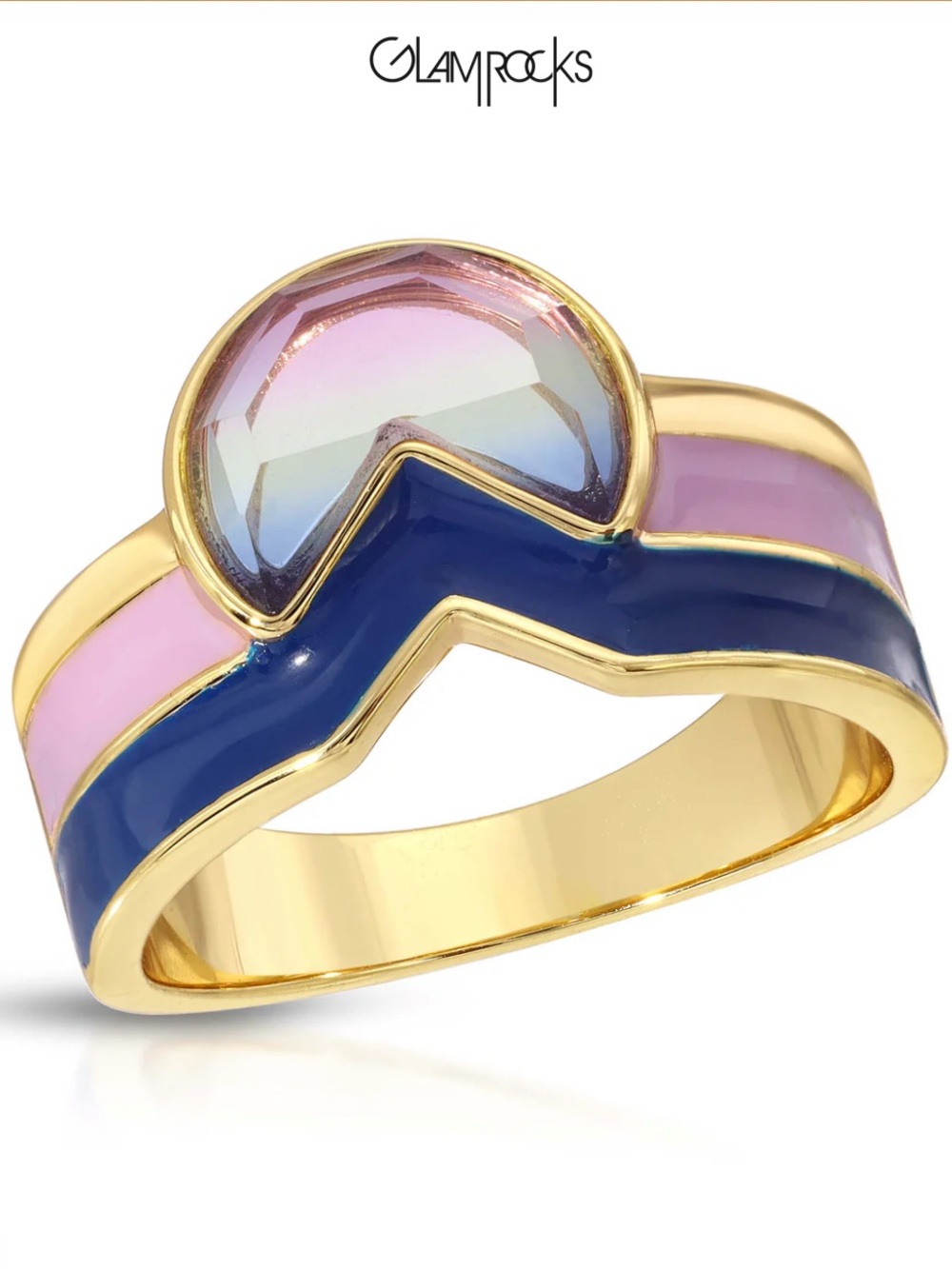 •nib• Glamrocks Tequila Sunrise Cigar Band in Twilight